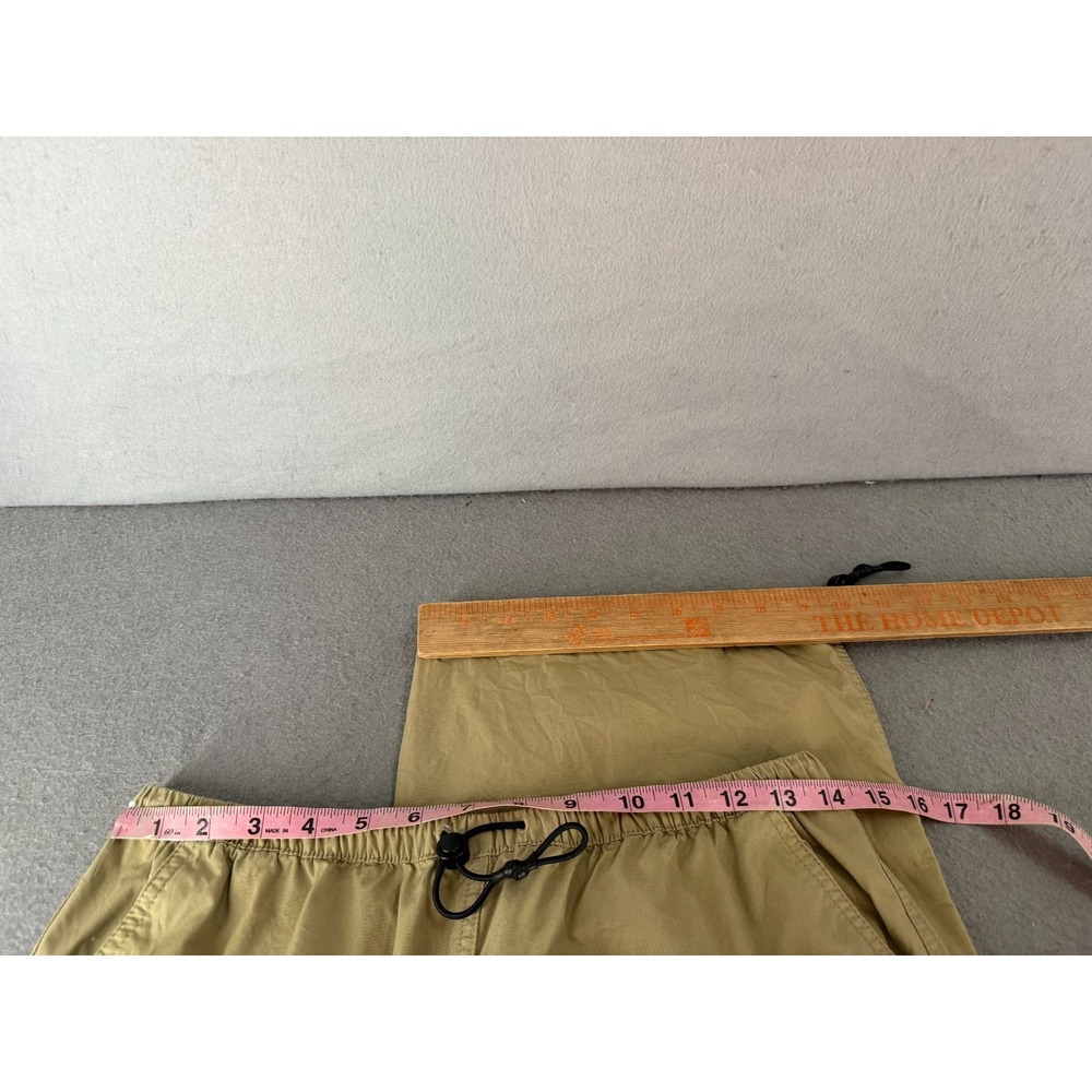 H&M Pants Womens XS Tan Parachute Streetwear Y2K Baggy Gorpcore Cargo Utility - Picture 8 of 13